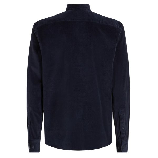 Tommy Hilfiger Flex Solid Corduroy Overhemd Navy