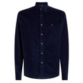 Tommy Hilfiger Flex Solid Corduroy Overhemd Navy