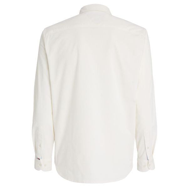 Tommy Hilfiger Flex Solid Corduroy Overhemd Off White