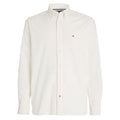 Tommy Hilfiger Flex Solid Corduroy Overhemd Off White
