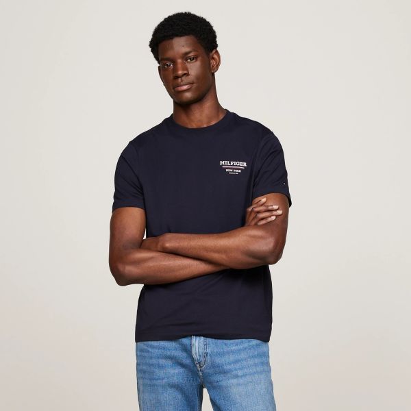 Tommy Hilfiger Hilfiger Global Stripe T-shirt Navy