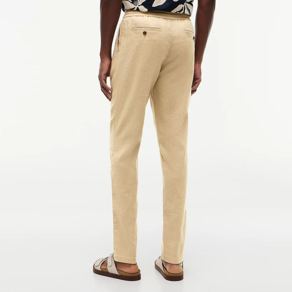 Tommy Hilfiger Harlem Sorona Linnen Broek Beige