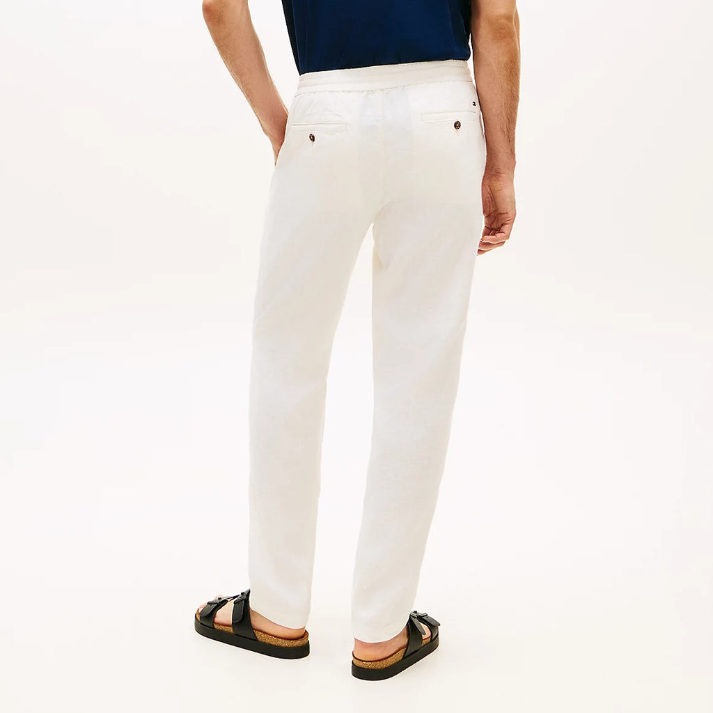 Tommy Hilfiger Harlem Sorona Linnen Broek Off White