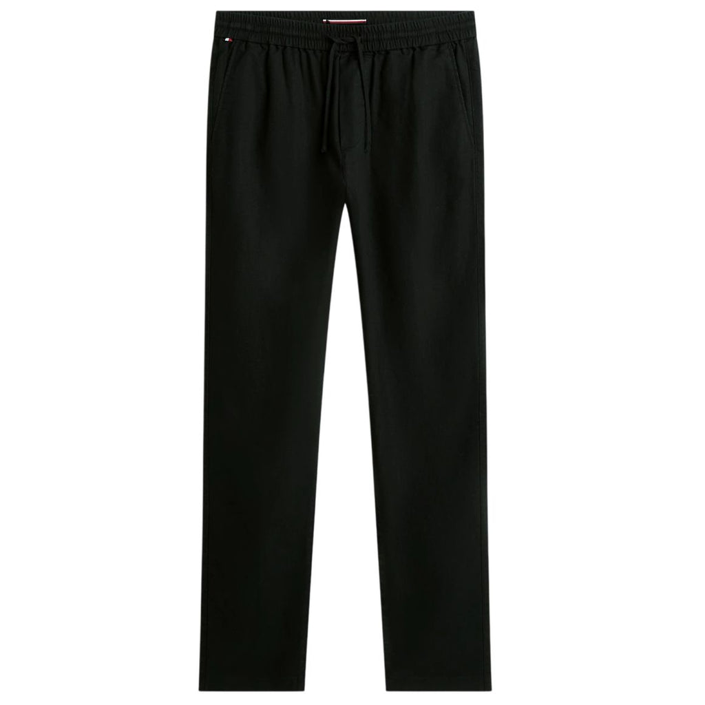 Tommy Hilfiger Harlem Sorona Linnen Broek Zwart