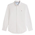 Tommy Hilfiger Heritage Oxford Stripe Overhemd Beige/Wit