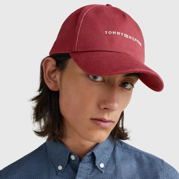 Tommy Hilfiger Horizon Cap Rood