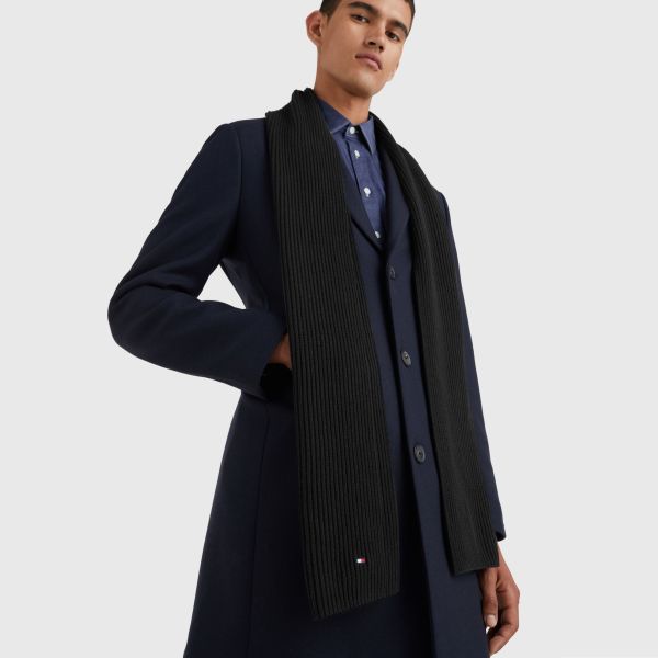 Tommy Hilfiger Knitted Sjaal Zwart