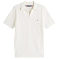 Tommy Hilfiger Knitted Textured Polo Off White