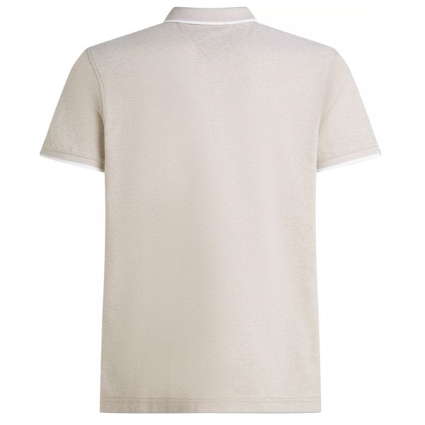 Tommy Hilfiger Linen Pique Regular Polo Beige