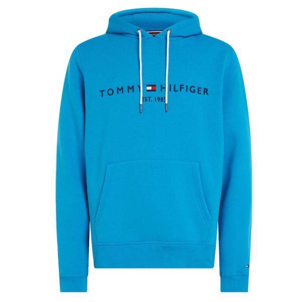 Tommy Hilfiger Logo Hoodie Blauw