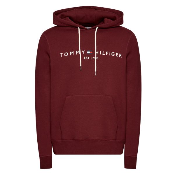 Tommy Hilfiger Logo Hoodie Bordeaux