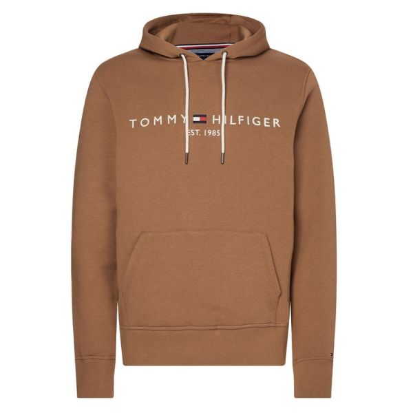 Tommy Hilfiger Logo Hoodie Bruin