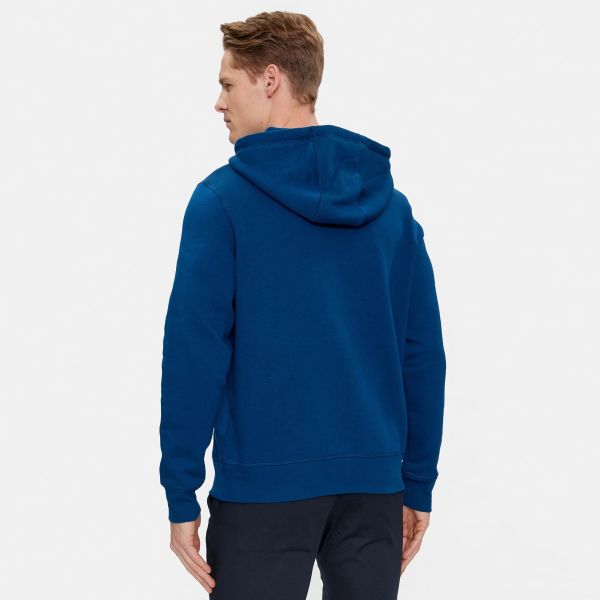 Tommy Hilfiger Logo Hoodie Donker Blauw