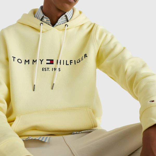 Tommy Hilfiger Logo Hoodie Geel