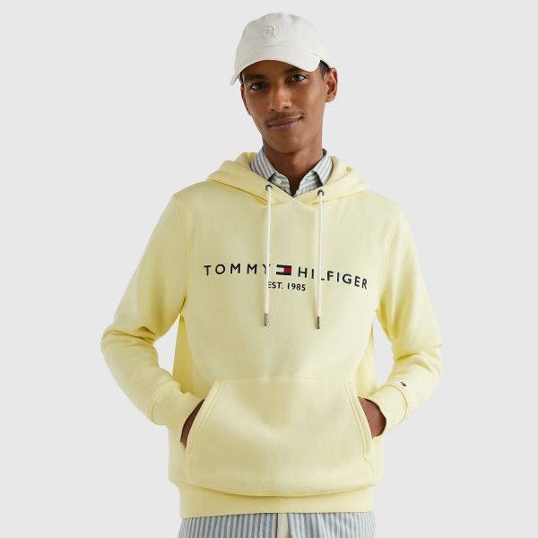 Tommy Hilfiger Logo Hoodie Geel