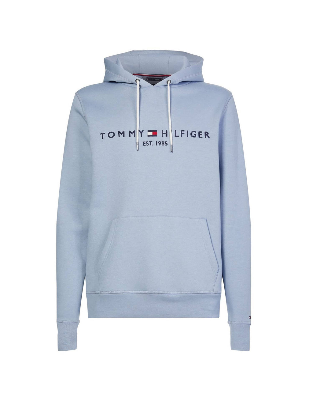 tommy hilfiger logo hoodie licht blauw