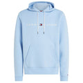 Tommy Hilfiger Logo Hoodie Licht Blauw