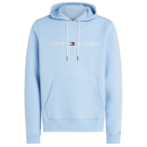 Tommy Hilfiger Logo Hoodie Licht Blauw