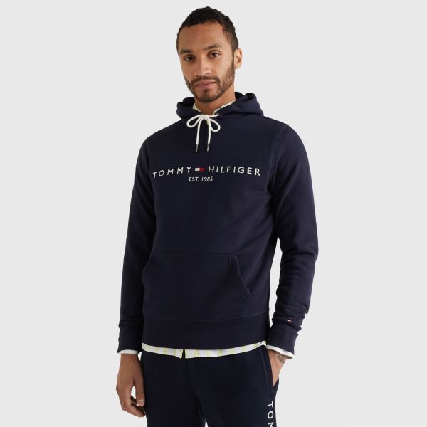 Tommy Hilfiger Logo Hoodie Navy