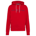 Tommy Hilfiger Logo Hoodie Rood