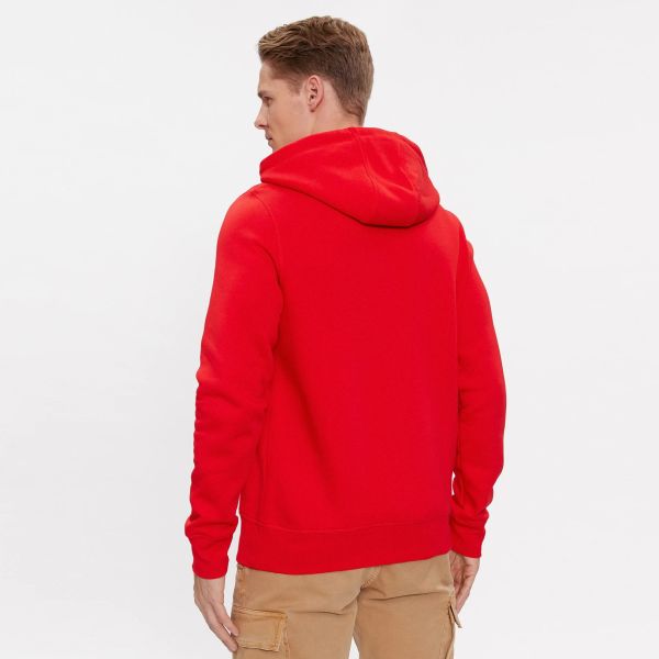 Tommy Hilfiger Logo Hoodie Rood