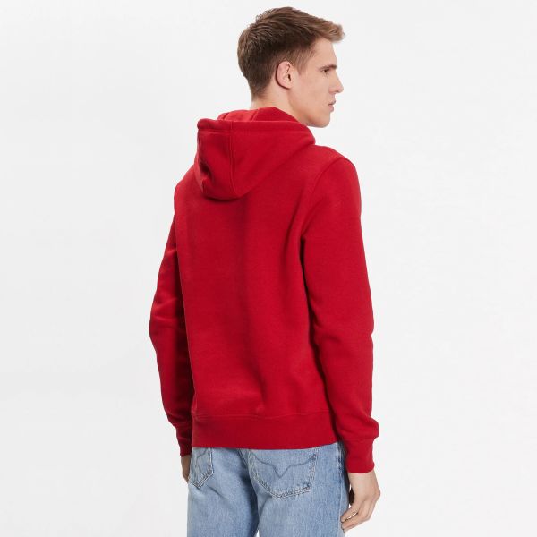 Tommy Hilfiger Logo Hoodie Rood