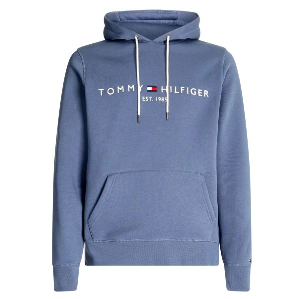 Tommy Hilfiger Logo Hoodie Royal Blauw