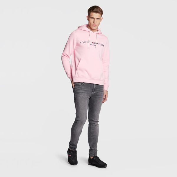 Tommy Hilfiger Logo Hoodie Roze