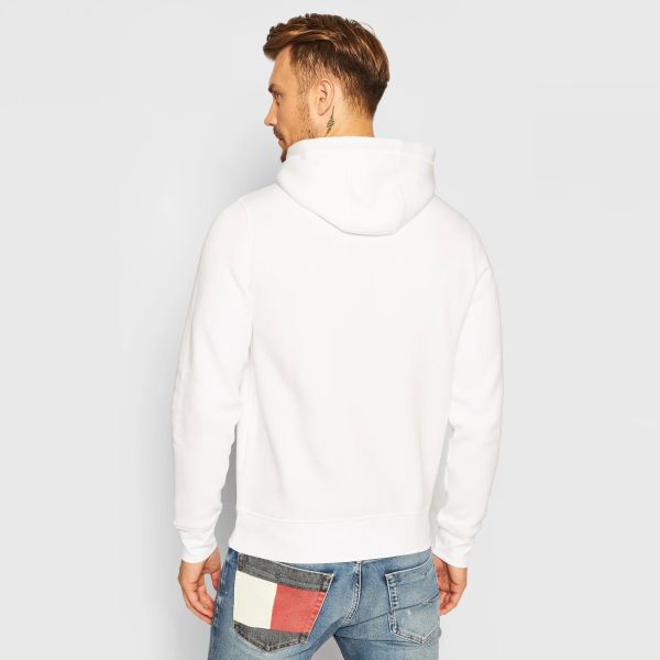 Tommy Hilfiger Logo Hoodie Wit