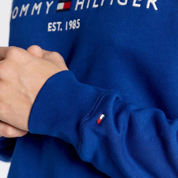 Tommy Hilfiger Logo Sweater Blauw