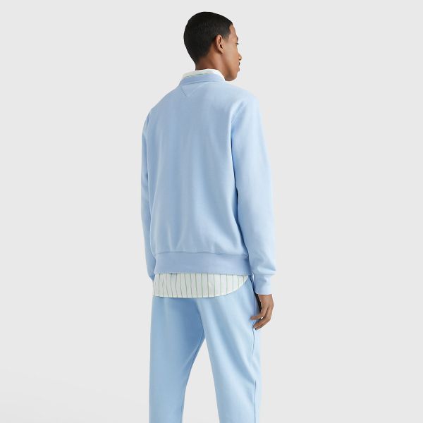 Tommy Hilfiger Logo Sweater Licht Blauw