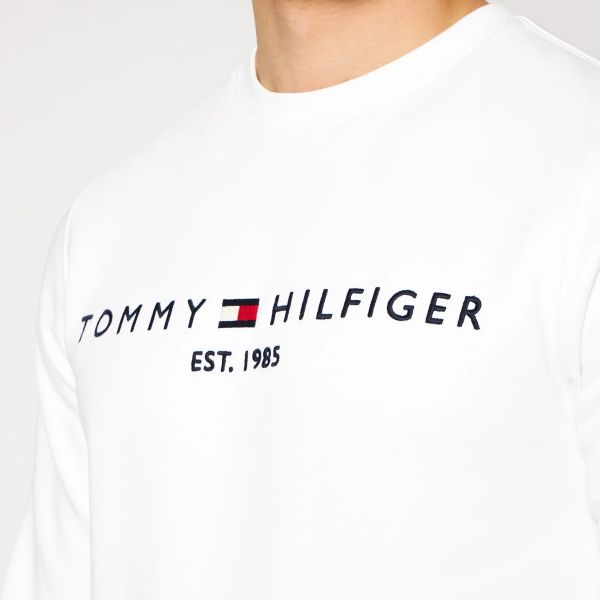 Tommy Hilfiger Logo Sweater Wit