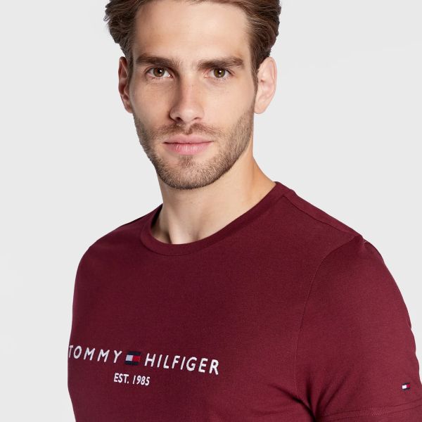 Tommy Hilfiger Logo T-shirt Bordeaux