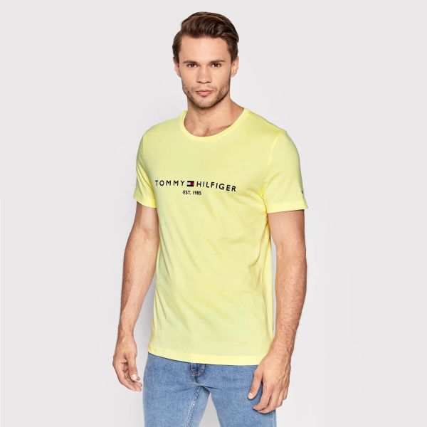 Tommy Hilfiger Logo T-shirt Geel