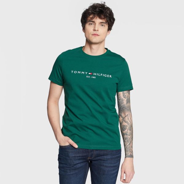 Tommy Hilfiger Logo T-shirt Groen