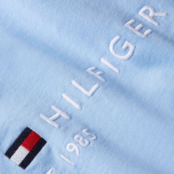 Tommy Hilfiger Logo T-shirt Licht Blauw