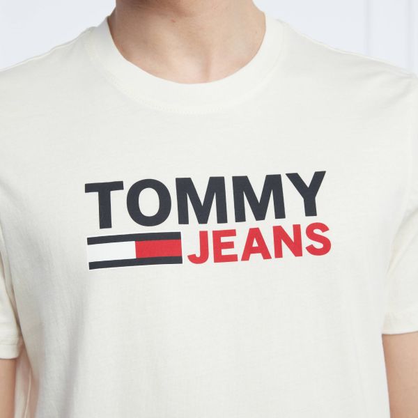 Tommy Hilfiger Logo T-shirt Off White