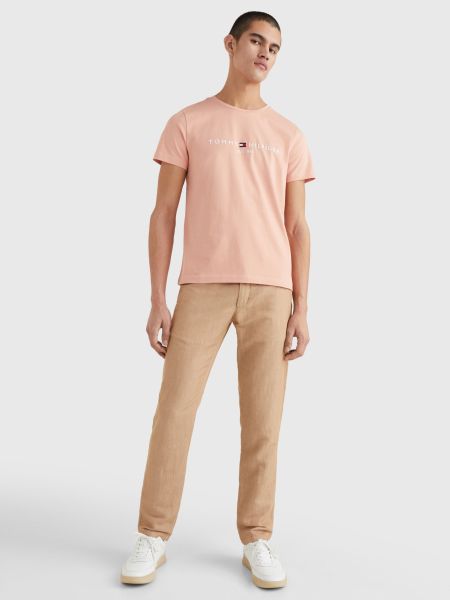 Tommy Hilfiger Logo T-shirt Peach