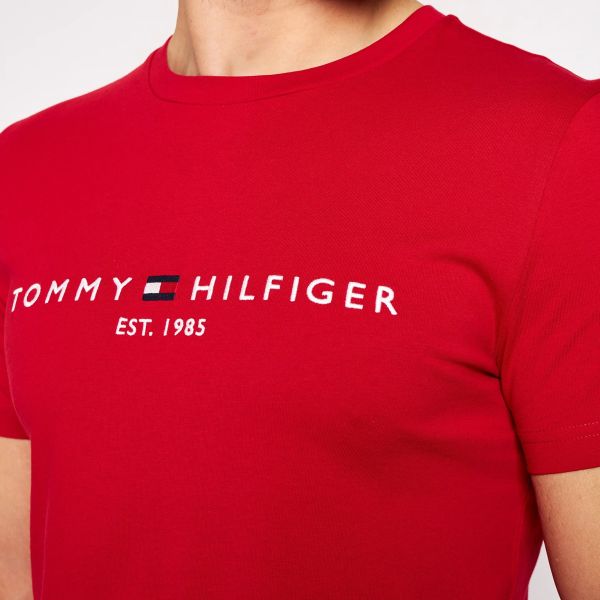 Tommy Hilfiger Logo T-shirt Rood