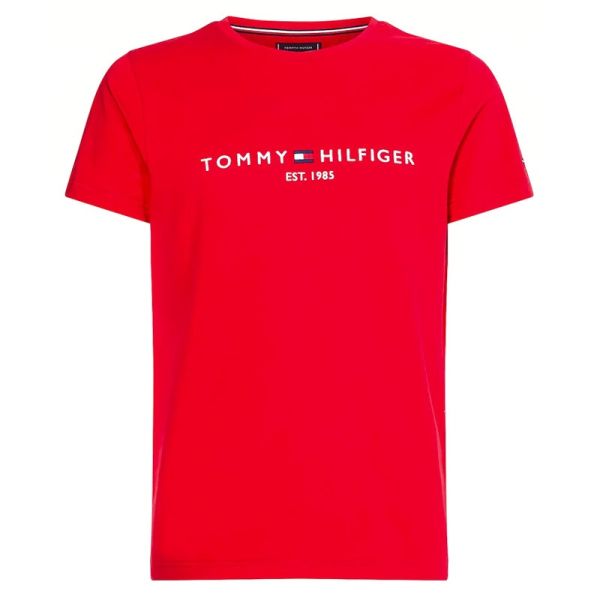Tommy Hilfiger Logo T-shirt Rood