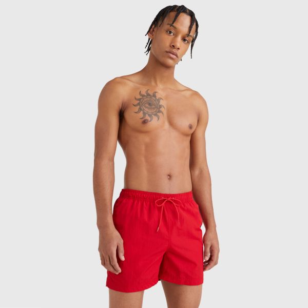 Tommy Hilfiger Medium Drawstring Zwembroek Rood