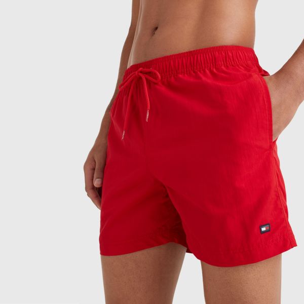 Tommy Hilfiger Medium Drawstring Zwembroek Rood