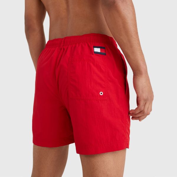 Tommy Hilfiger Medium Drawstring Zwembroek Rood