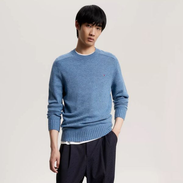 Tommy Hilfiger Merino Sweater Blauw