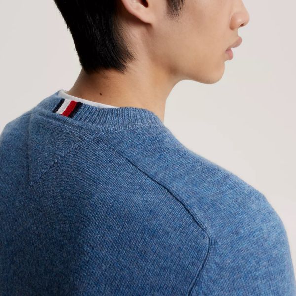 Tommy Hilfiger Merino Sweater Blauw