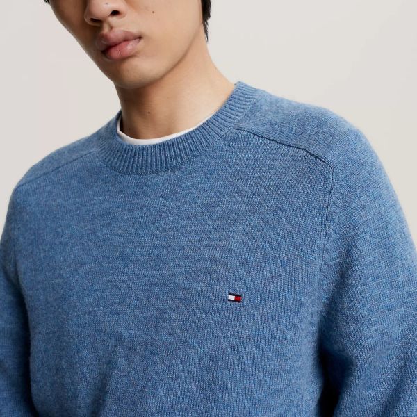 Tommy Hilfiger Merino Sweater Blauw
