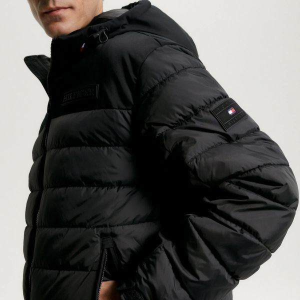 Tommy Hilfiger Mid New York Puffer Zwart