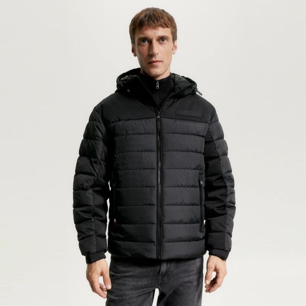Tommy Hilfiger Mid New York Puffer Zwart