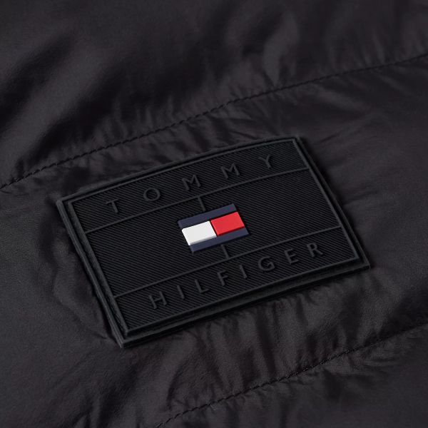 Tommy Hilfiger Mid Weight Puffer Zwart