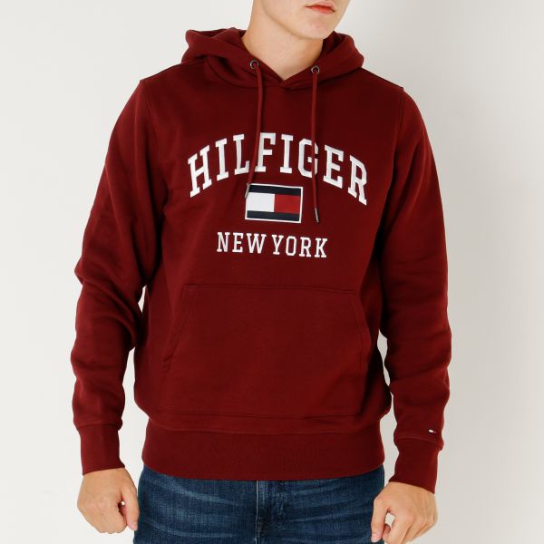 Tommy Hilfiger Modern Varsity Hoodie Bordeaux